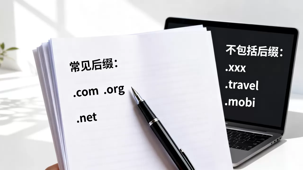 顶级域名不包括哪些常见后缀,如何正确选择? 顶级域名不包括哪些常见后缀,如何正确选择?