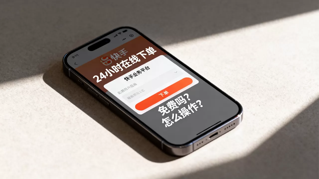 快手业务平台24小时在线下单真的免费吗,怎么操作? 快手业务平台24小时在线下单真的免费吗,怎么操作?