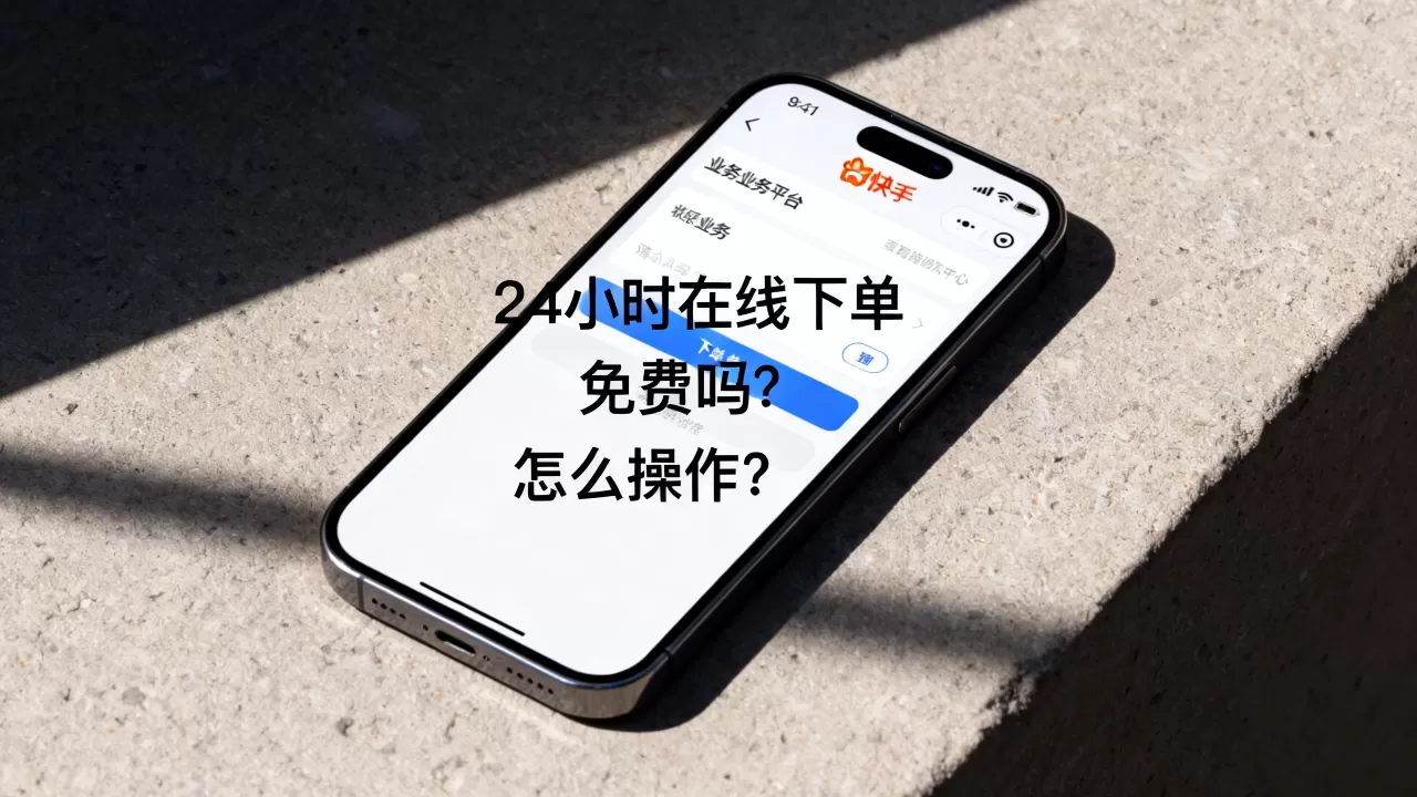 快手业务平台24小时在线下单真的免费吗,怎么操作? 快手业务平台24小时在线下单真的免费吗,怎么操作?