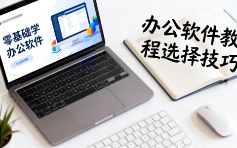 办公软件教程怎么选？零基础学办公软件有哪些技巧？