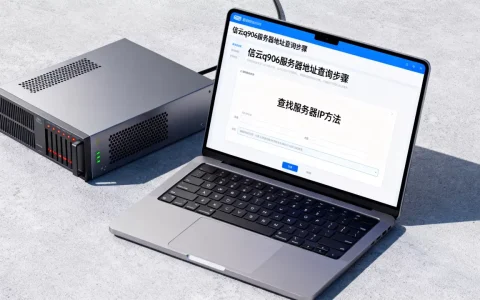 信云q906服务器地址在哪，如何查找服务器IP？