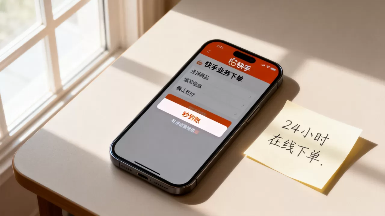 快手业务24小时在线下单真的秒到账吗,怎么操作? 快手业务24小时在线下单真的秒到账吗,怎么操作?