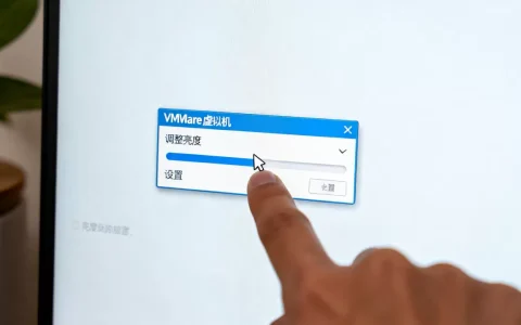 虚拟机亮度怎么调，vmware屏幕太暗怎么办