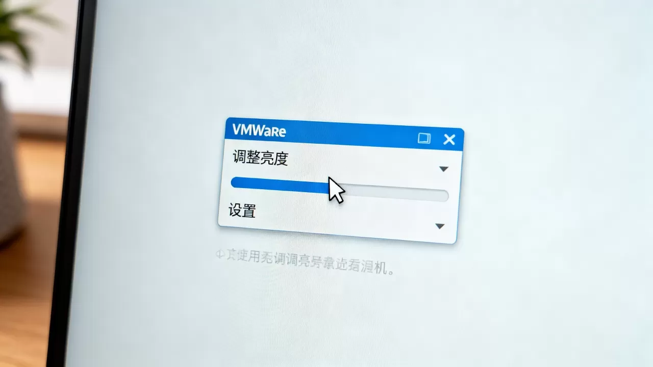 虚拟机亮度怎么调,vmware屏幕太暗怎么办 虚拟机亮度怎么调,vmware屏幕太暗怎么办