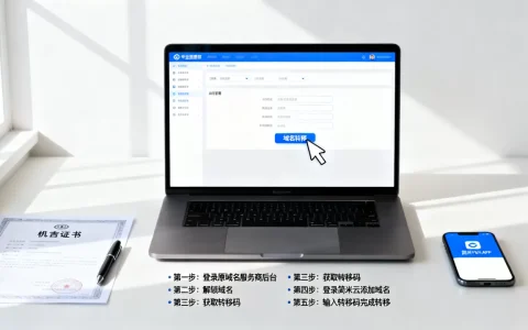 域名转到简米云怎么操作？新手详细步骤有哪些？