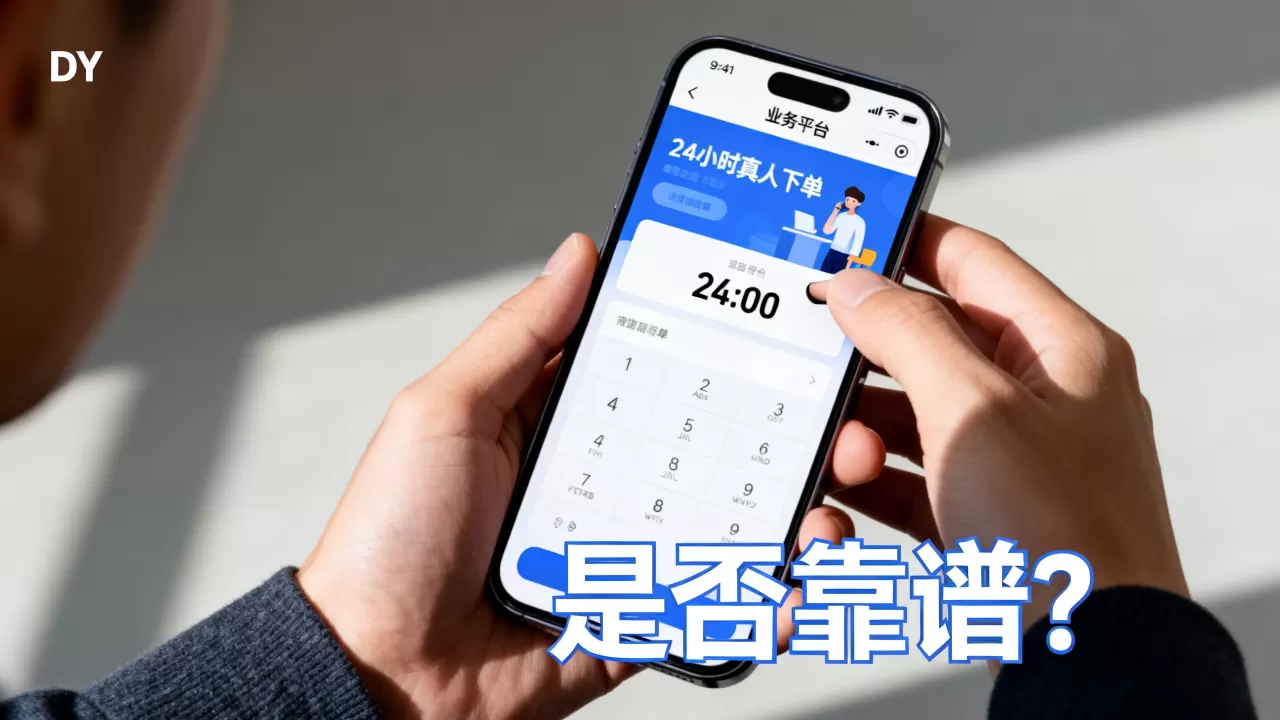 DY业务平台真人下单24小时是真的吗,靠谱吗? DY业务平台真人下单24小时是真的吗,靠谱吗?