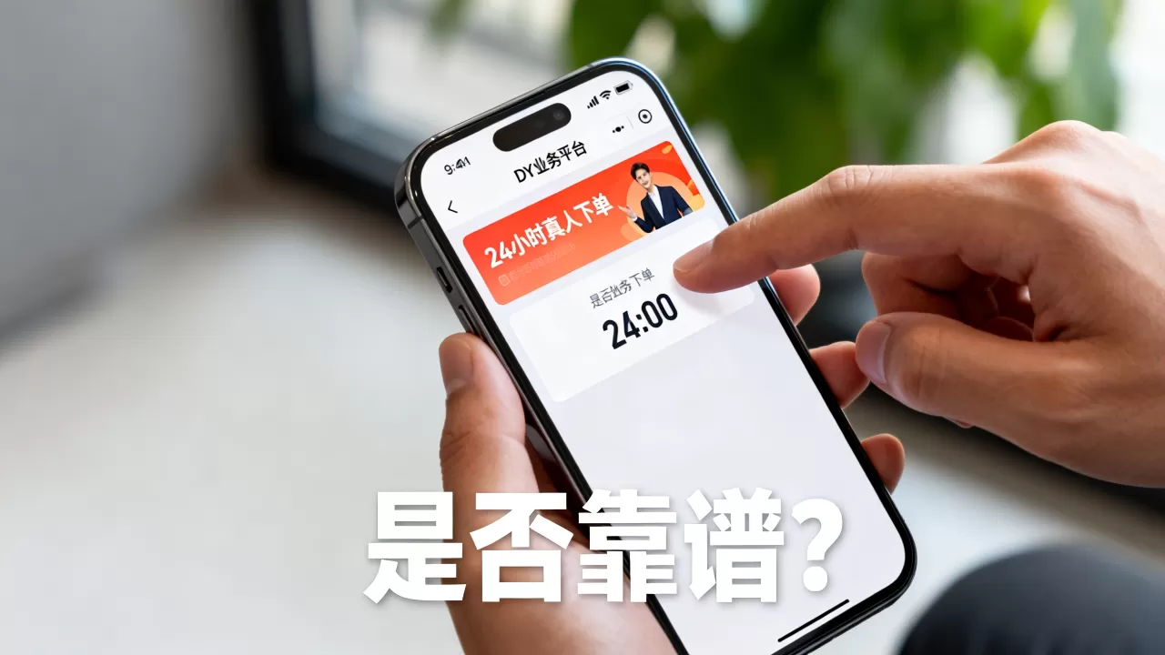 DY业务平台真人下单24小时是真的吗,靠谱吗? DY业务平台真人下单24小时是真的吗,靠谱吗?