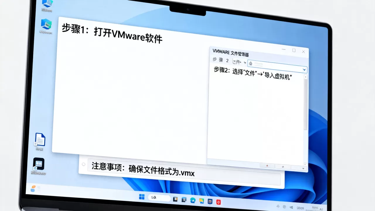 vm虚拟机图片怎么用?导入步骤和注意事项有哪些? vm虚拟机图片怎么用?导入步骤和注意事项有哪些?