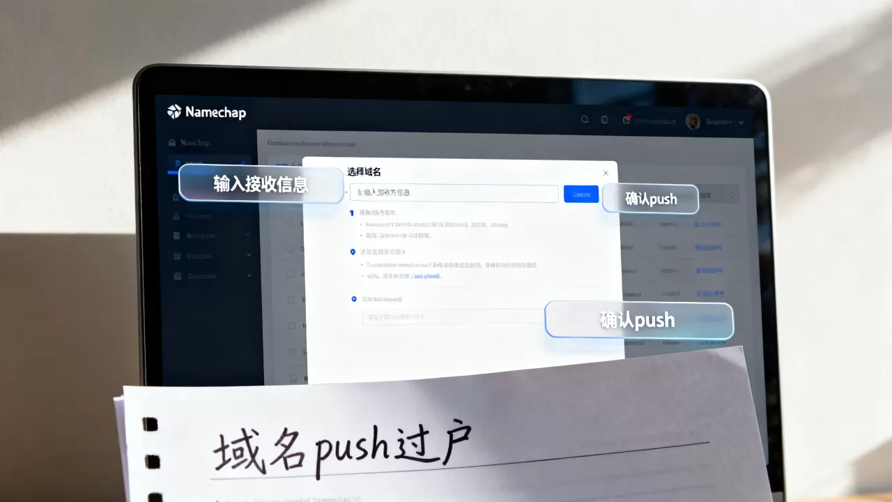 Namecheap域名怎么push过户?,域名push过户流程详解 Namecheap域名怎么push过户?,域名push过户流程详解