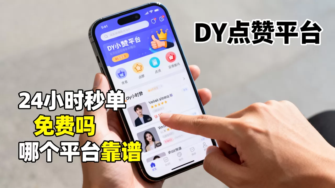 DY点赞平台24小时秒单免费吗,哪个平台靠谱? DY点赞平台24小时秒单免费吗,哪个平台靠谱?