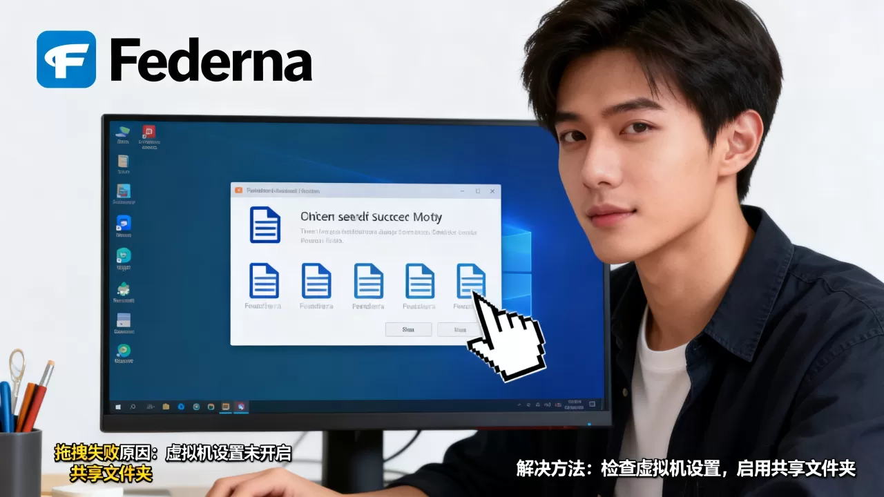 Fedora虚拟机拖拽文件失败怎么解决?,是什么原因 Fedora虚拟机拖拽文件失败怎么解决?,是什么原因