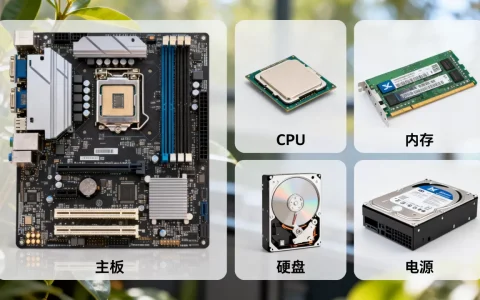 服务器都有哪些关键零件和配件，怎么选配置？