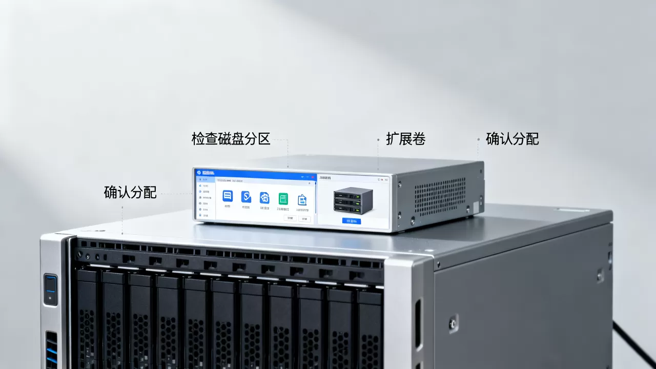 虚拟机扩容后空间没变大,磁盘管理怎么操作? 虚拟机扩容后空间没变大,磁盘管理怎么操作?