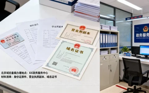 北京域名备案去哪里办理，需要准备哪些材料？