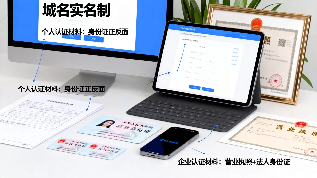 万网域名实名制该怎么操作?,个人和企业认证材料需要准备哪些? 万网域名实名制该怎么操作?,个人和企业认证材料需要准备哪些?