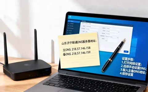 山东济宁联通DNS服务器地址是多少，怎么设置？