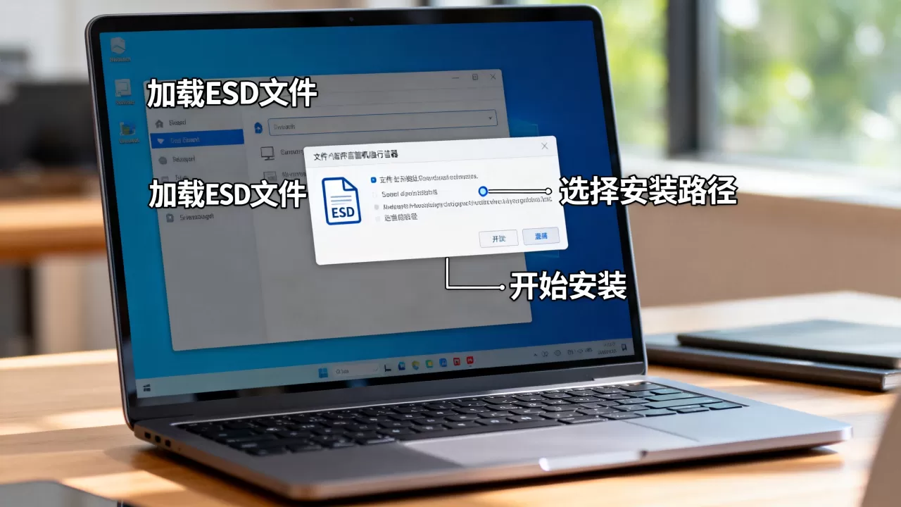 虚拟机里怎么运行ESD文件,ESD文件如何打开安装? 虚拟机里怎么运行ESD文件,ESD文件如何打开安装?