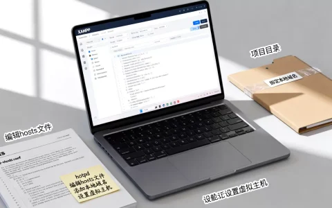 XAMPP如何绑定本地域名到项目目录，xampp域名配置方法？