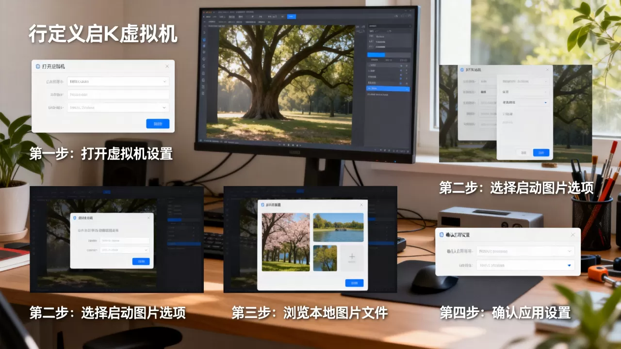 如何自定义虚拟机启动图片?,详细修改步骤是什么? 如何自定义虚拟机启动图片?,详细修改步骤是什么?