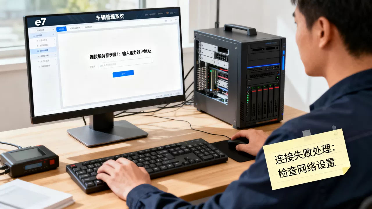 e7车辆管理系统怎么连接服务器,服务器连接失败怎么办? e7车辆管理系统怎么连接服务器,服务器连接失败怎么办?