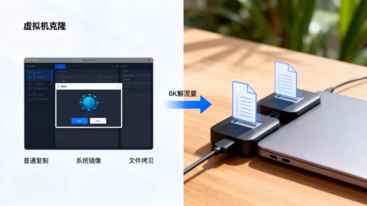 虚拟机克隆与普通复制到底有什么本质区别? 虚拟机克隆与普通复制到底有什么本质区别?