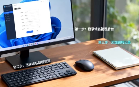 如何实现域名自动跳转？,域名跳转配置步骤教程