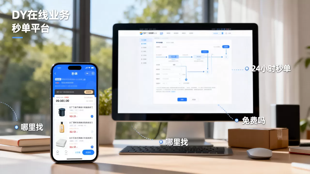 DY在线业务24小时秒单平台免费吗,哪里找? DY在线业务24小时秒单平台免费吗,哪里找?