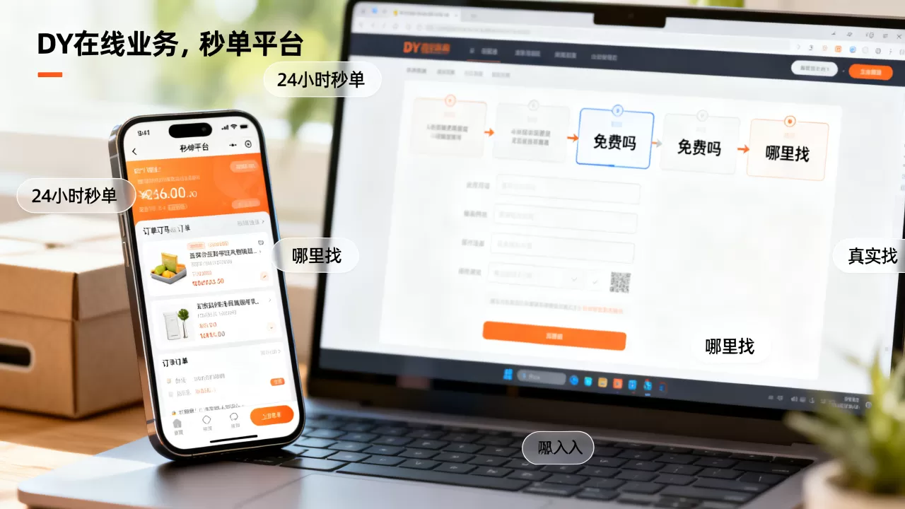 DY在线业务24小时秒单平台免费吗,哪里找? DY在线业务24小时秒单平台免费吗,哪里找?