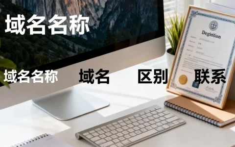 域名名称和域名到底有什么区别和联系？