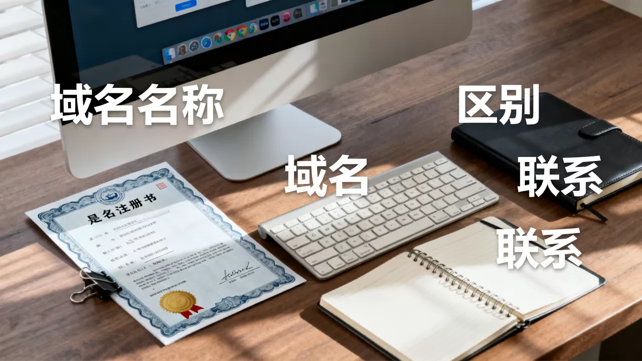 域名名称和域名到底有什么区别和联系? 域名名称和域名到底有什么区别和联系?