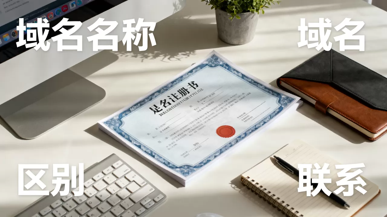域名名称和域名到底有什么区别和联系? 域名名称和域名到底有什么区别和联系?