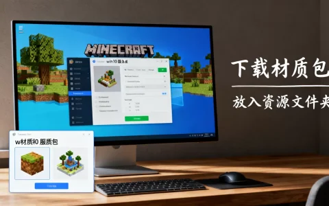 我的世界win10服务器怎么加材质包呢？，有什么技巧