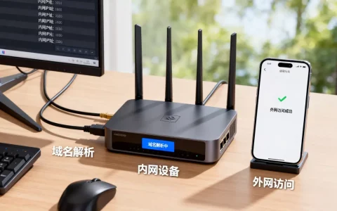 路由器做域名解析，内网设备如何外网访问？