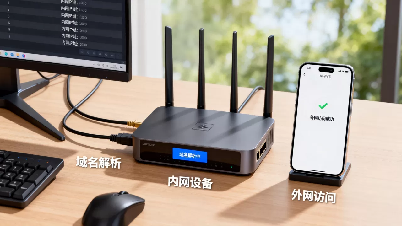 路由器做域名解析,内网设备如何外网访问? 路由器做域名解析,内网设备如何外网访问?