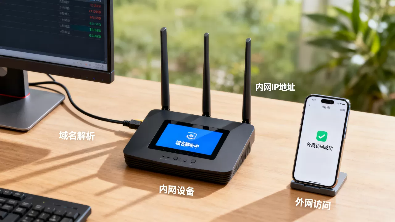 路由器做域名解析,内网设备如何外网访问? 路由器做域名解析,内网设备如何外网访问?