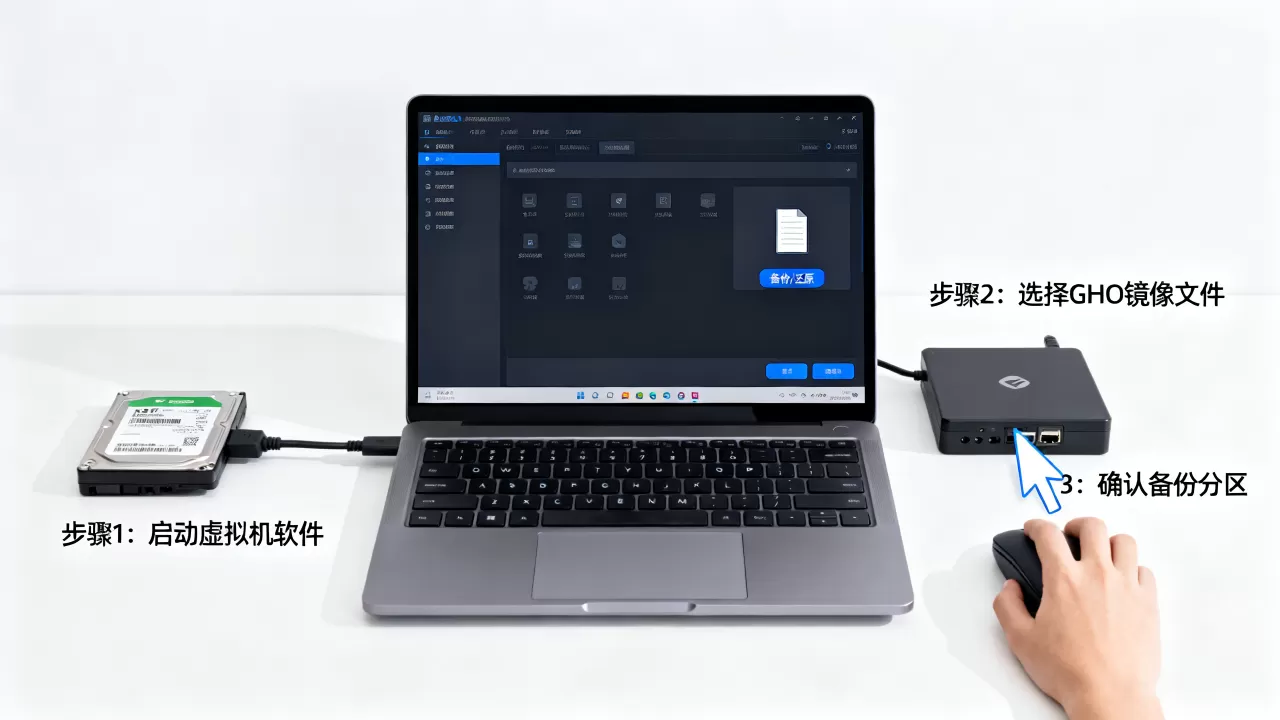 虚拟机用gho系统备份还原步骤复杂吗,具体怎么操作? 虚拟机用gho系统备份还原步骤复杂吗,具体怎么操作?