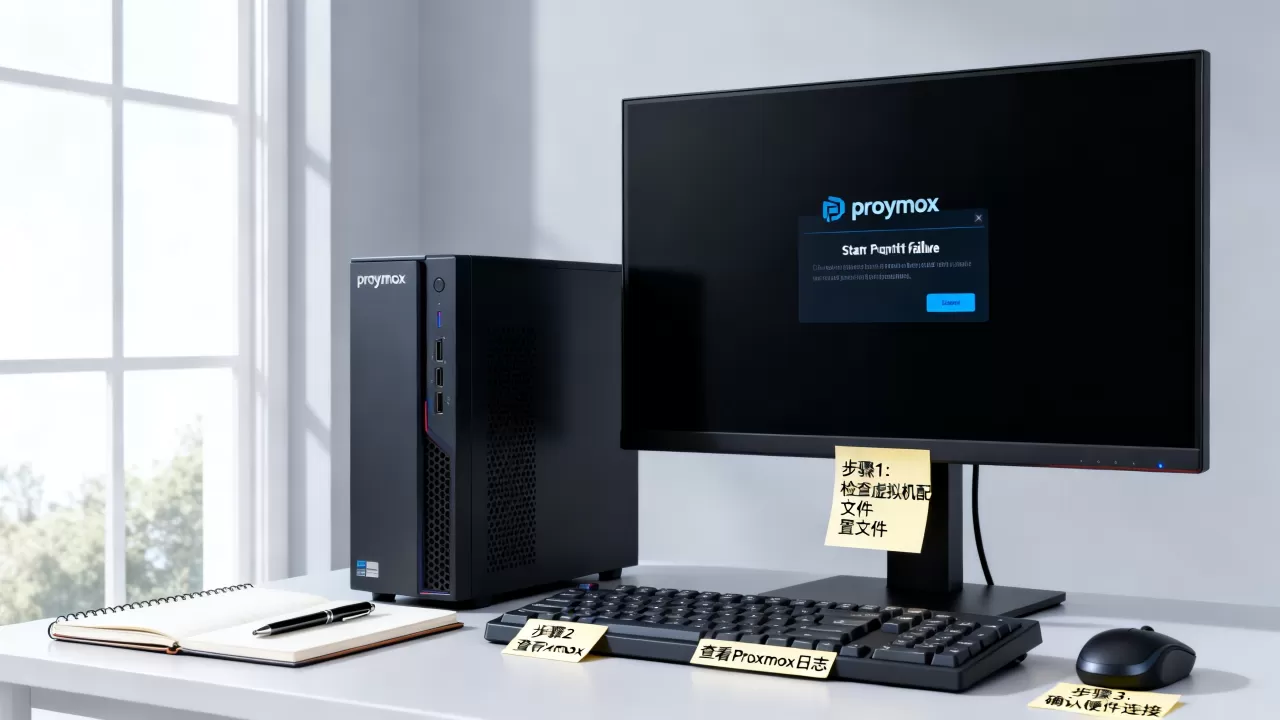 Proxmox启动虚拟机失败怎么办?常见问题排查步骤 Proxmox启动虚拟机失败怎么办?常见问题排查步骤