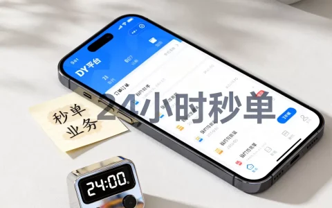 DY平台24小时秒单业务