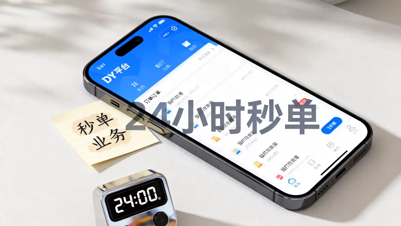 DY平台24小时秒单业务 DY平台24小时秒单业务