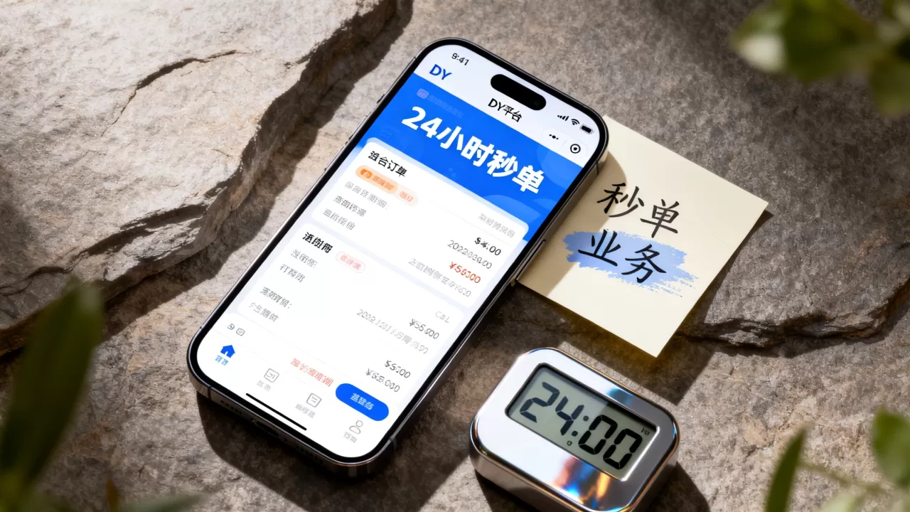 DY平台24小时秒单业务 DY平台24小时秒单业务