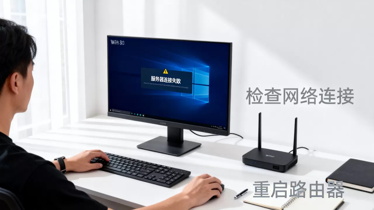 win10电脑打开服务器失败怎么解决方法 win10电脑打开服务器失败怎么解决方法