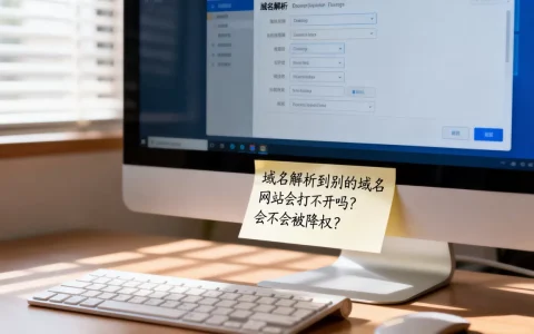 域名解析到别的域名网站会打不开吗？，会不会被降权？