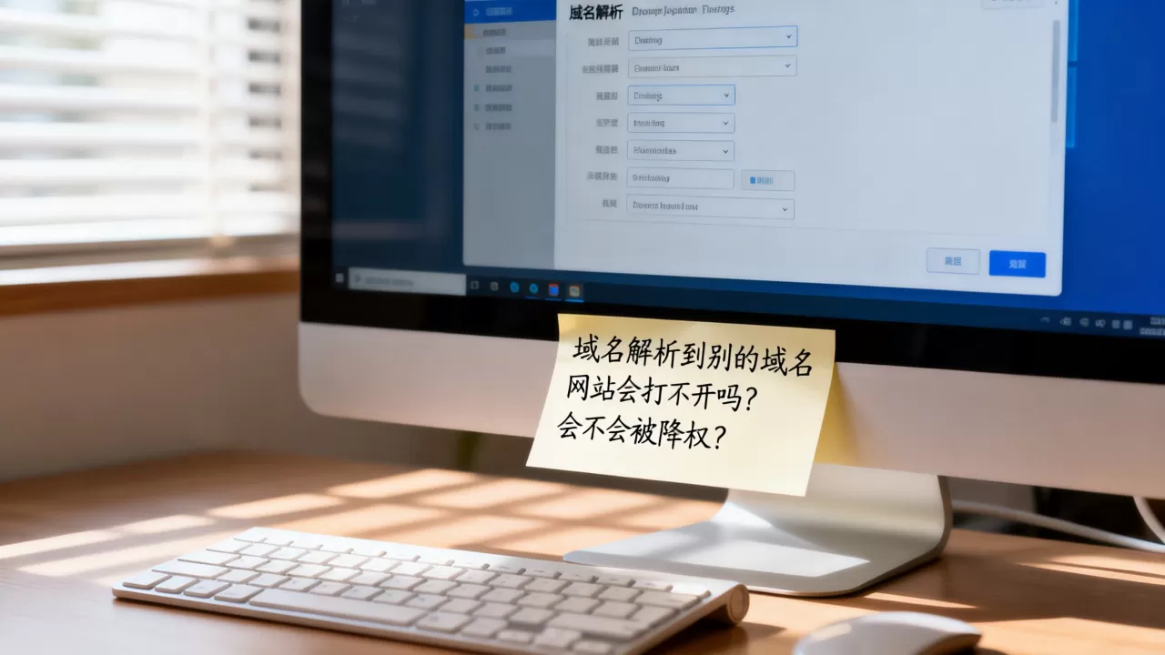 域名解析到别的域名网站会打不开吗?,会不会被降权? 域名解析到别的域名网站会打不开吗?,会不会被降权?