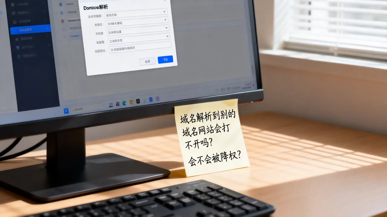 域名解析到别的域名网站会打不开吗?,会不会被降权? 域名解析到别的域名网站会打不开吗?,会不会被降权?