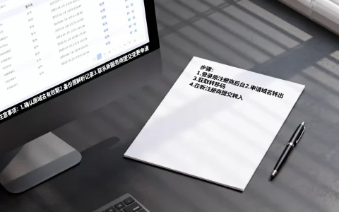 域名变更需要哪些步骤和注意事项？