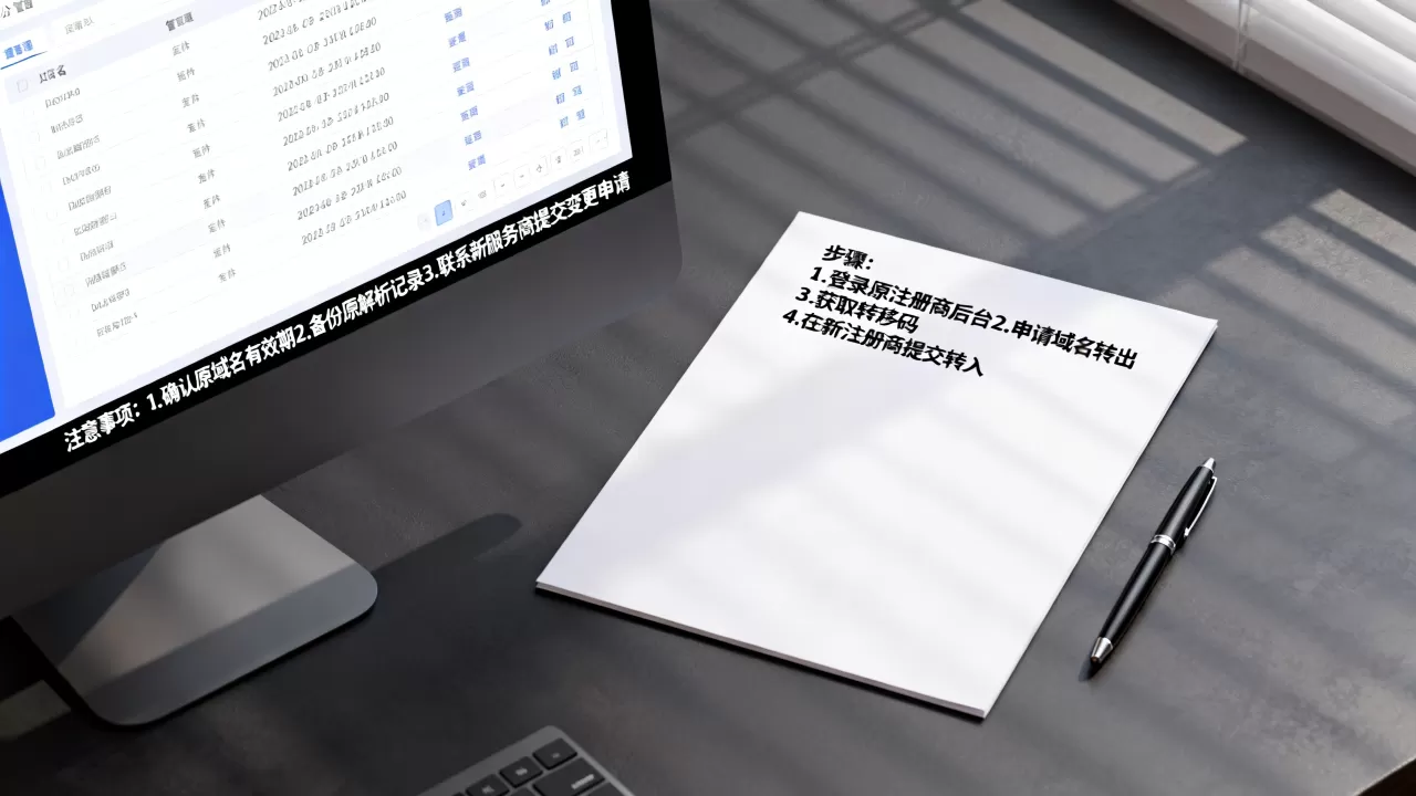 域名变更需要哪些步骤和注意事项? 域名变更需要哪些步骤和注意事项?