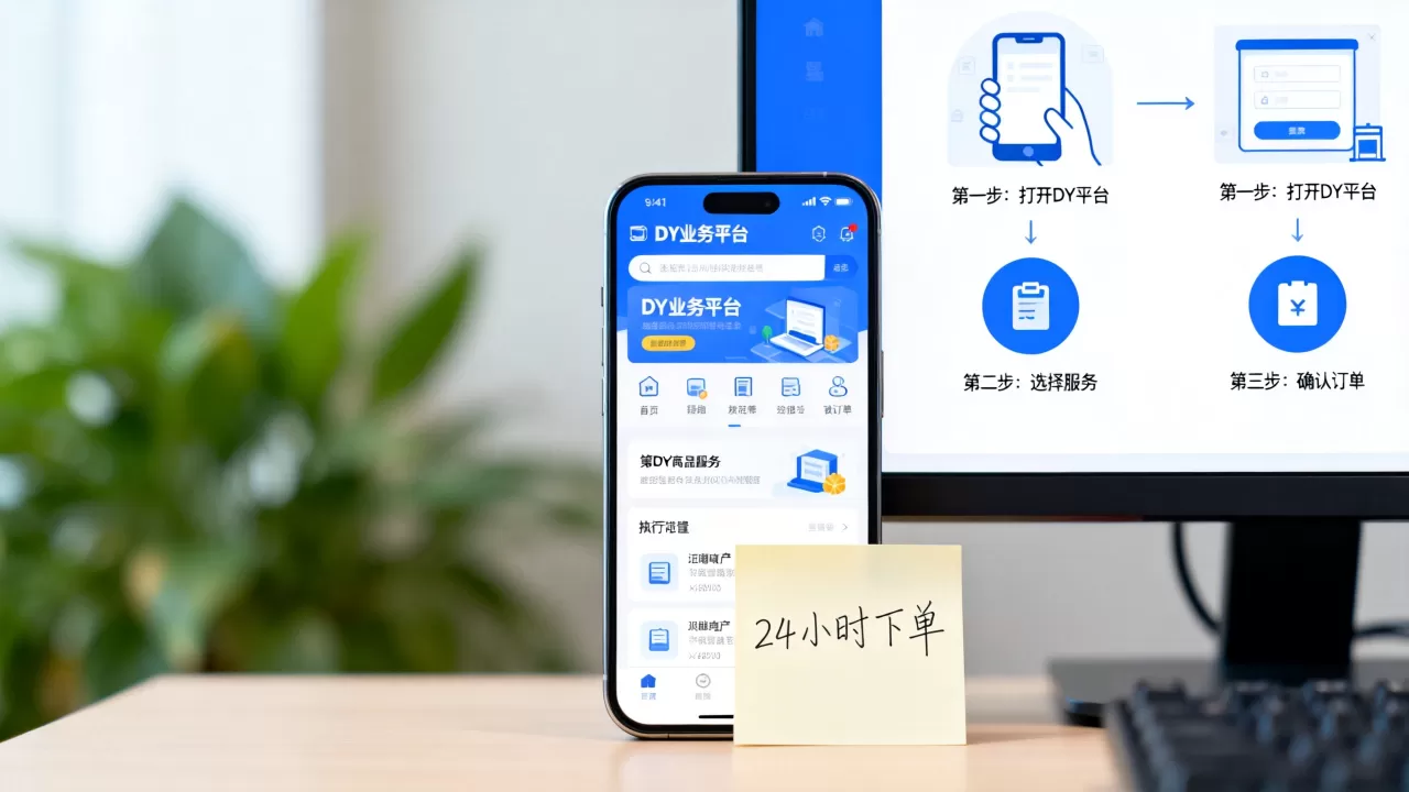DY业务平台24小时下单免费吗,怎么操作? DY业务平台24小时下单免费吗,怎么操作?