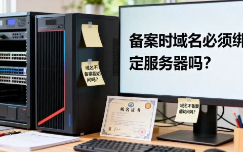 备案时域名必须绑定服务器吗？，域名不备案能访问吗？