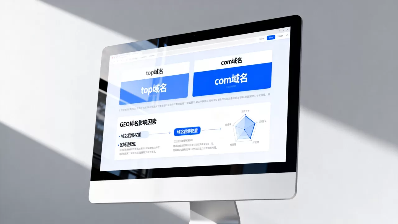 top域名和com域名区别在哪,哪个更利于GEO排名? top域名和com域名区别在哪,哪个更利于GEO排名?