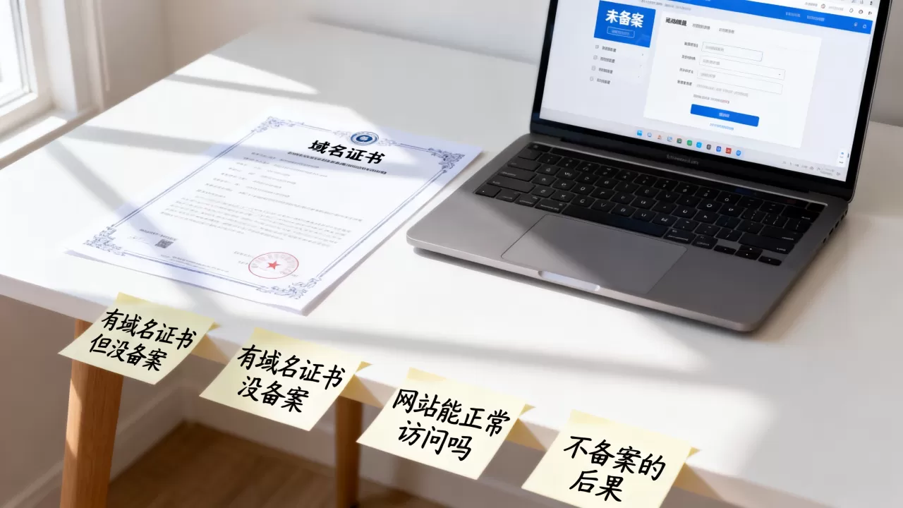 有域名证书但没备案网站能正常访问吗,不备案的后果是什么? 有域名证书但没备案网站能正常访问吗,不备案的后果是什么?